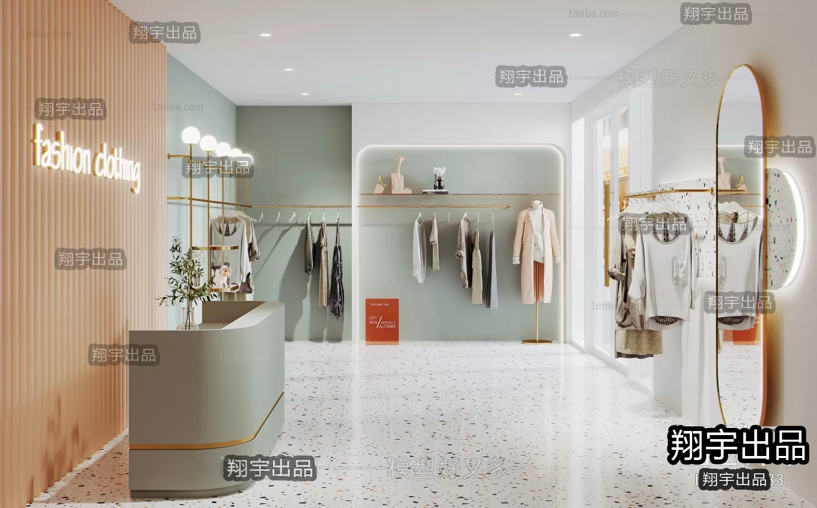 CLOTHING STORE – 3D SCENES – 0013