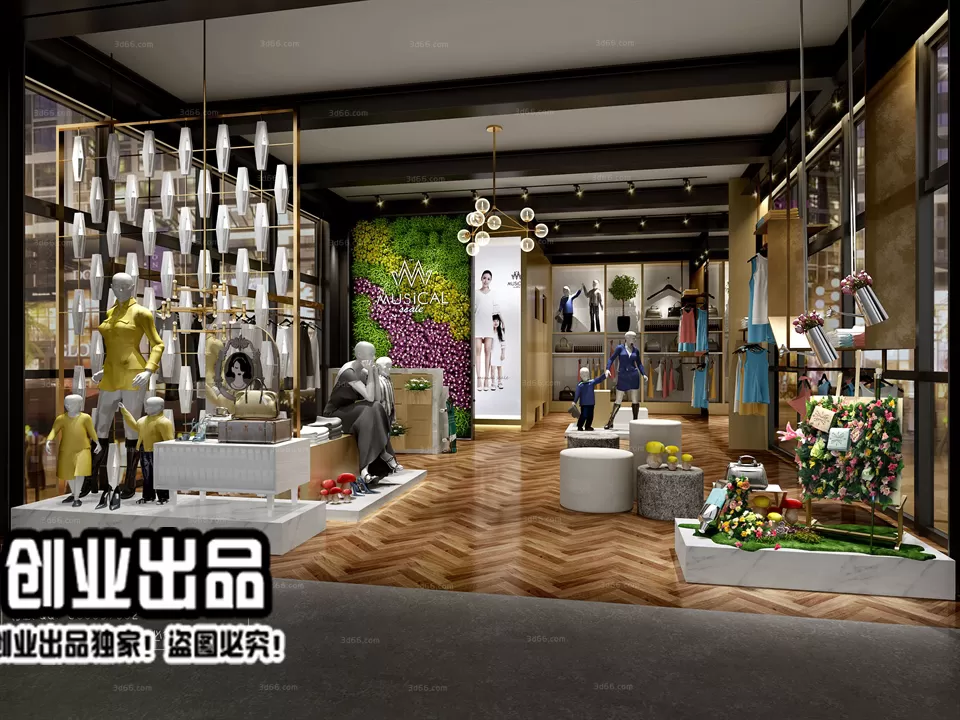 CLOTHING STORE – 3D SCENES – 0027