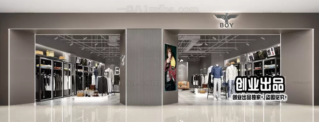 CLOTHING STORE – 3D SCENES – 0048