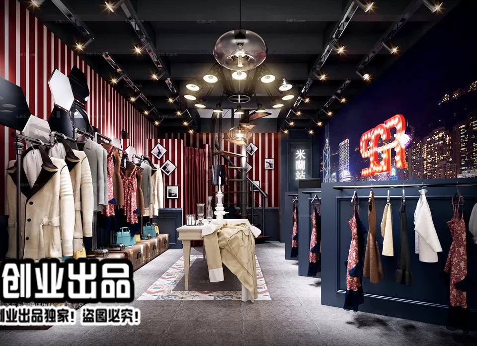 CLOTHING STORE – 3D SCENES – 0067