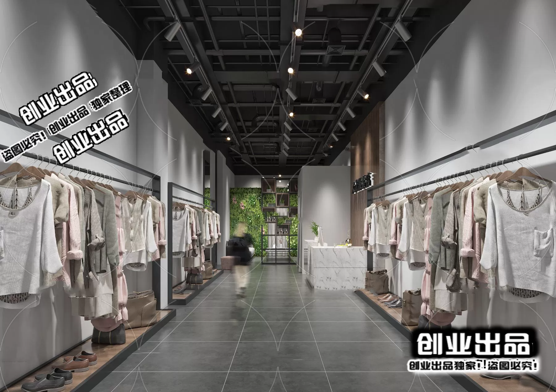 CLOTHING STORE – 3D SCENES – 0075