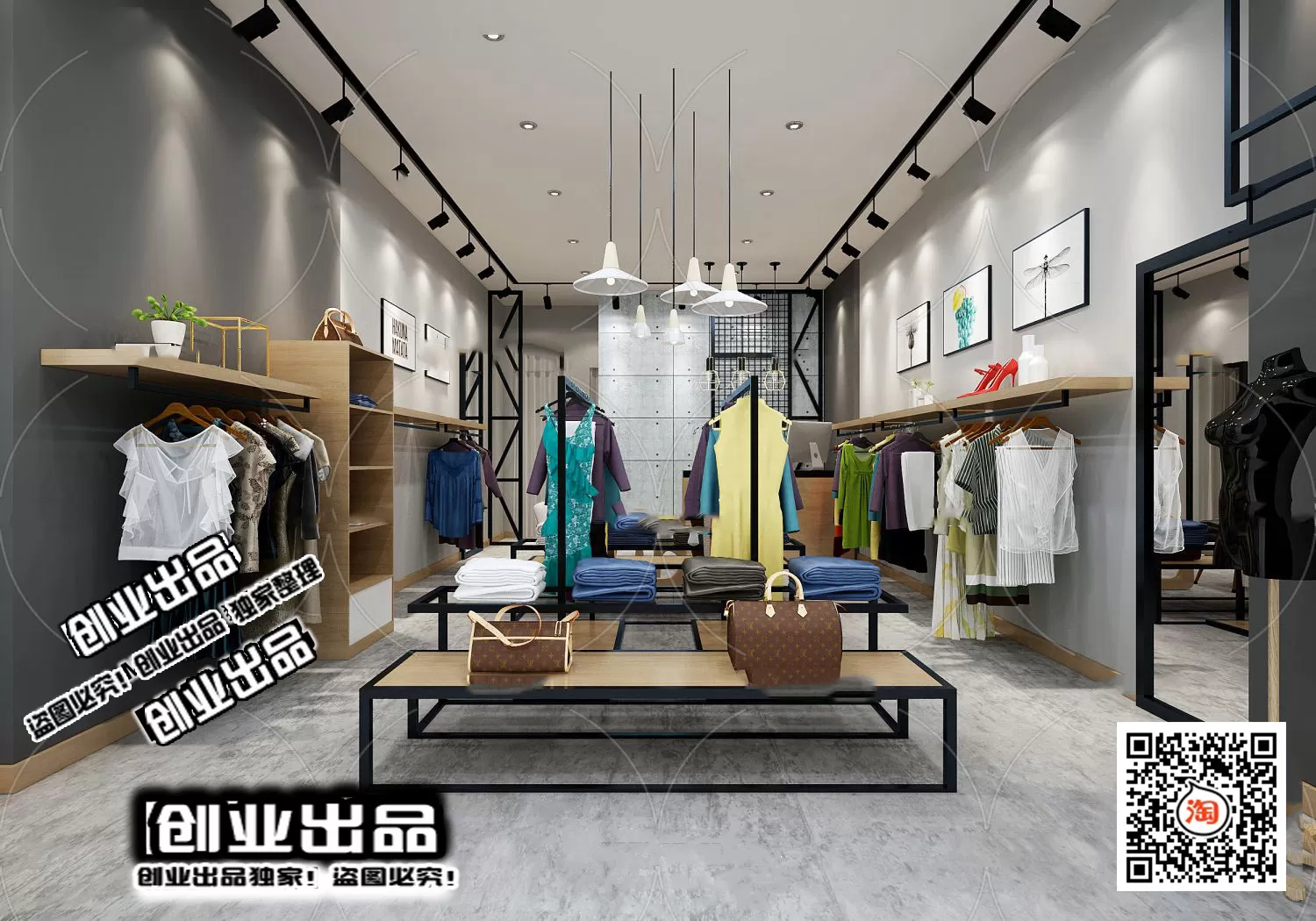 CLOTHING STORE – 3D SCENES – 0077