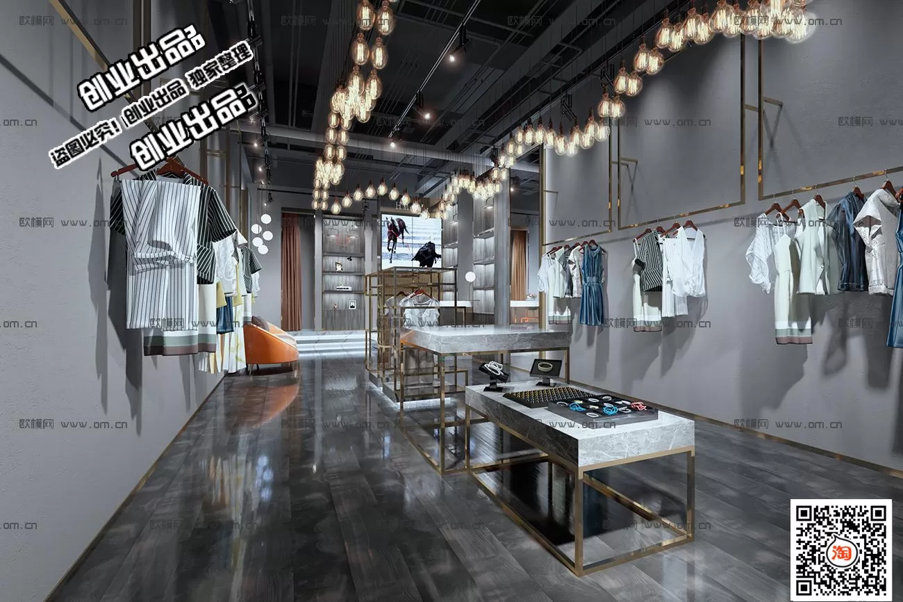 CLOTHING STORE – 3D SCENES – 0087