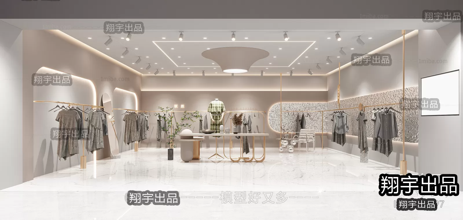 CLOTHING STORE – 3D SCENES – 0090