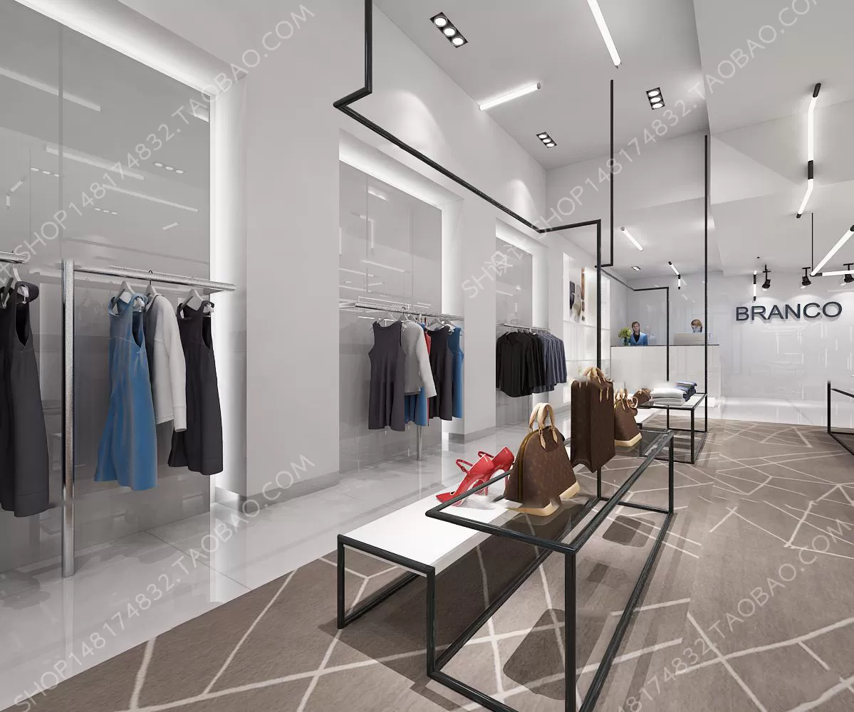 CLOTHING STORE – 3D SCENES – 0096