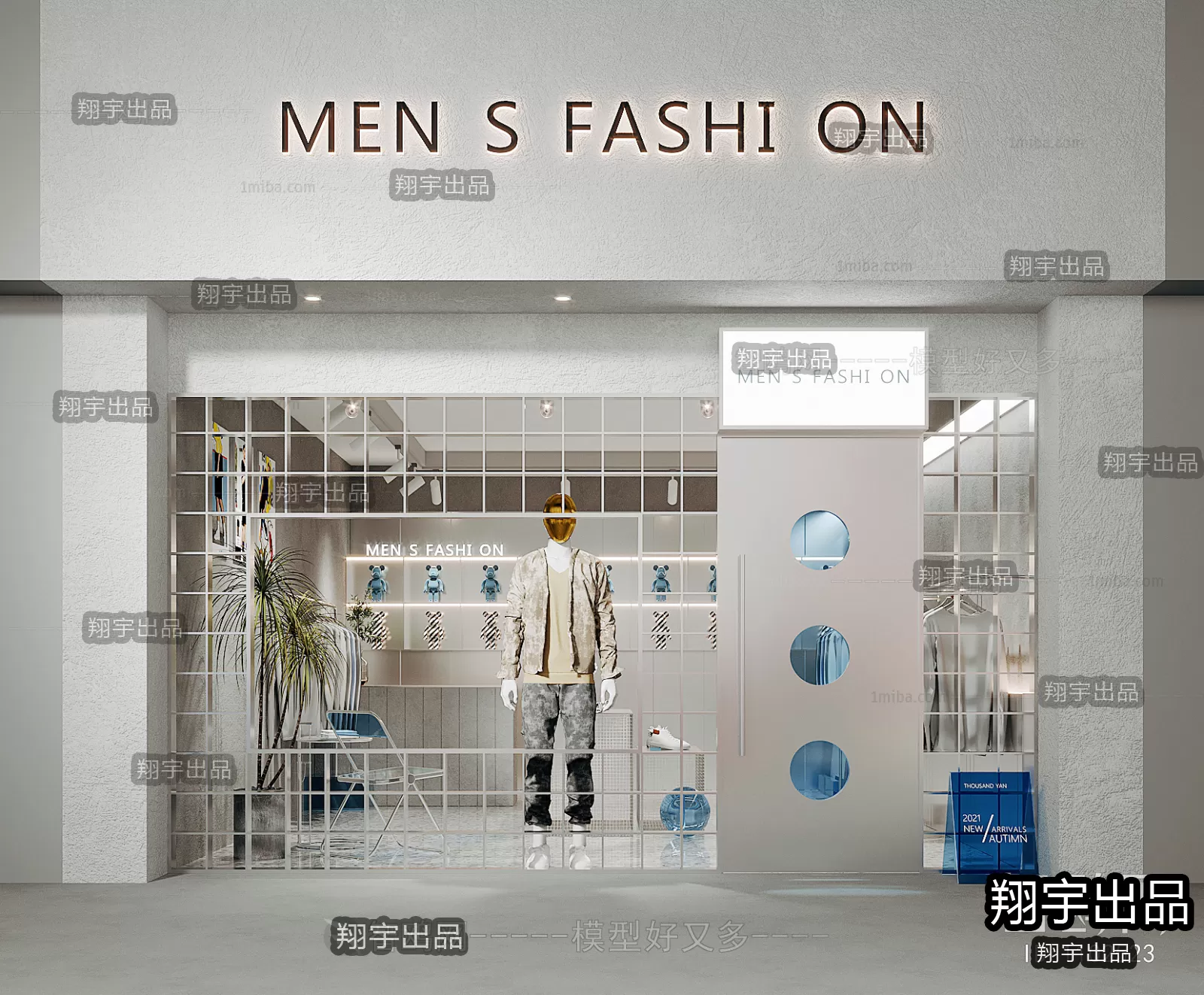 CLOTHING STORE – 3D SCENES – 0101