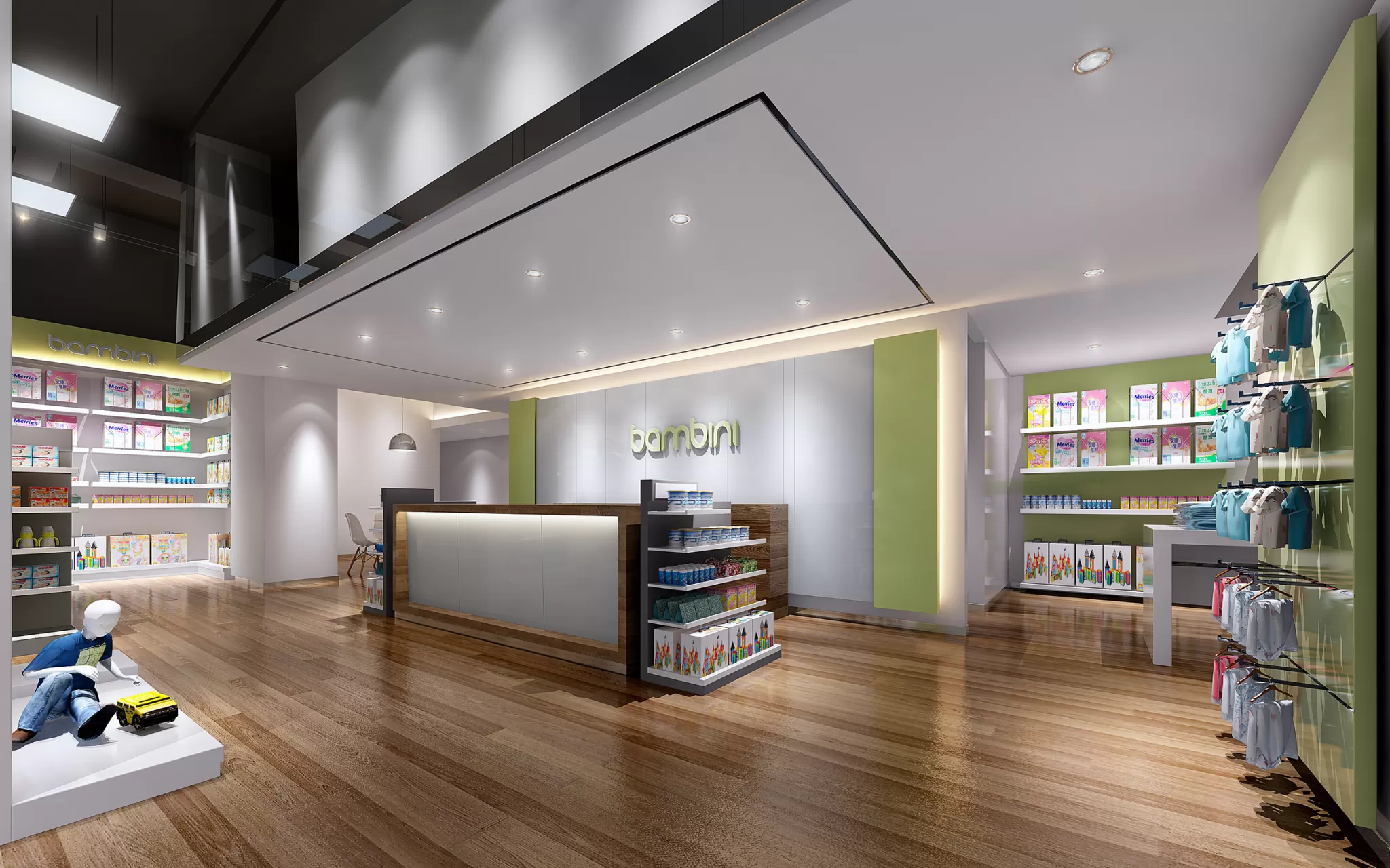 CLOTHING STORE – 3D SCENES – 0103