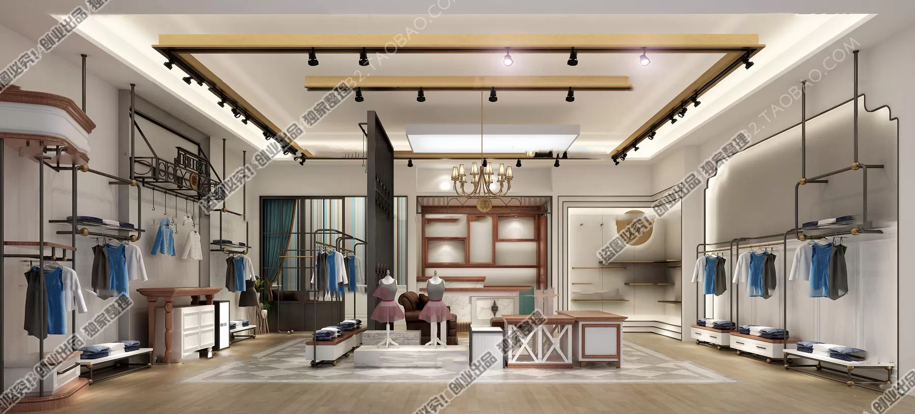 CLOTHING STORE – 3D SCENES – 0109