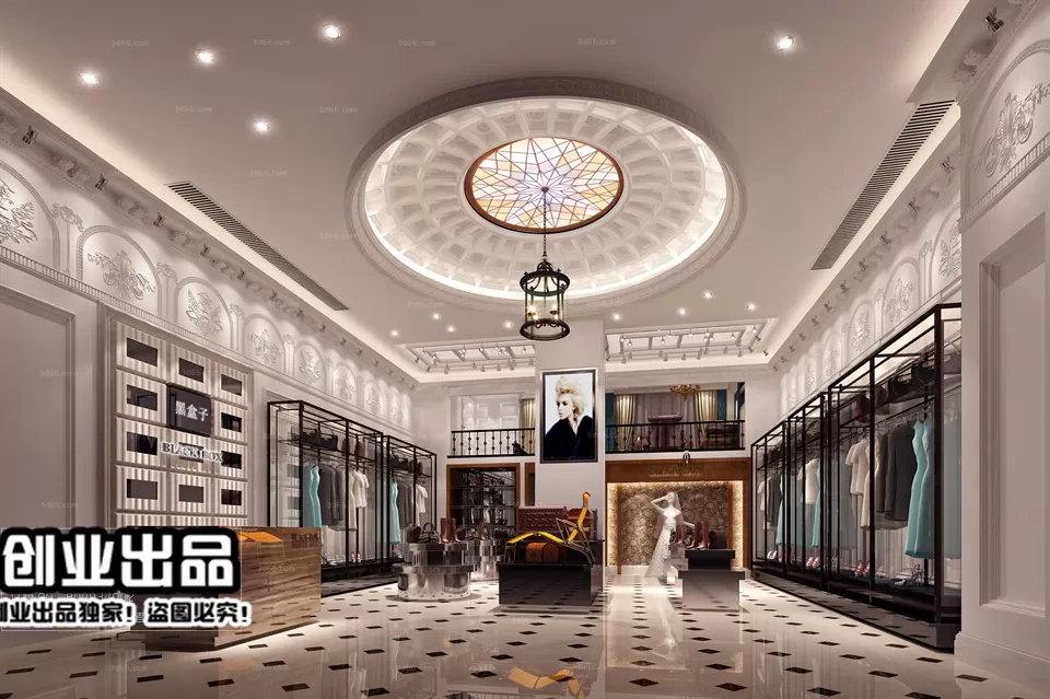 CLOTHING STORE – 3D SCENES – 0130