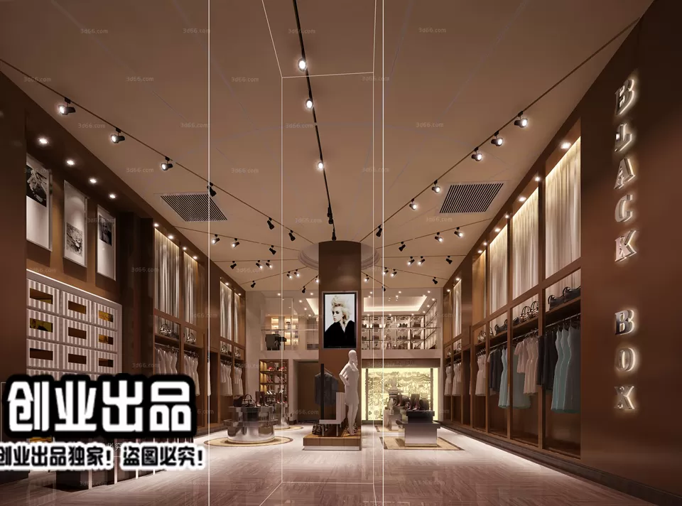 CLOTHING STORE – 3D SCENES – 0156