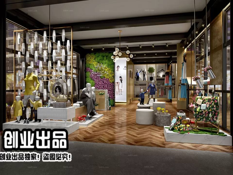 CLOTHING STORE – 3D SCENES – 0158