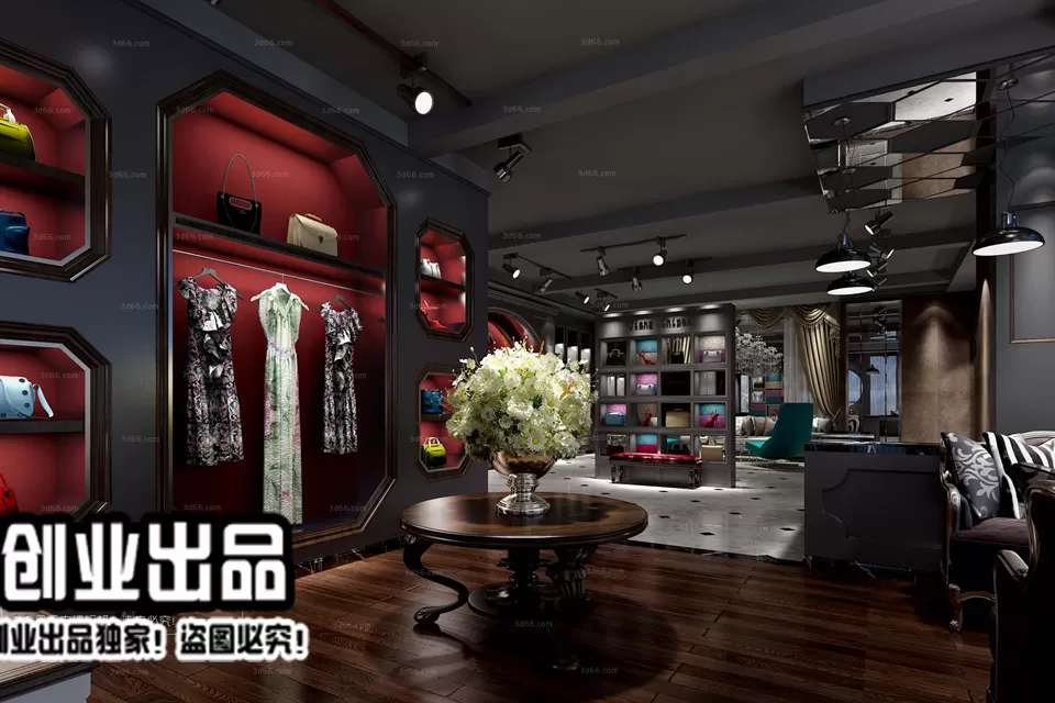 CLOTHING STORE – 3D SCENES – 0161