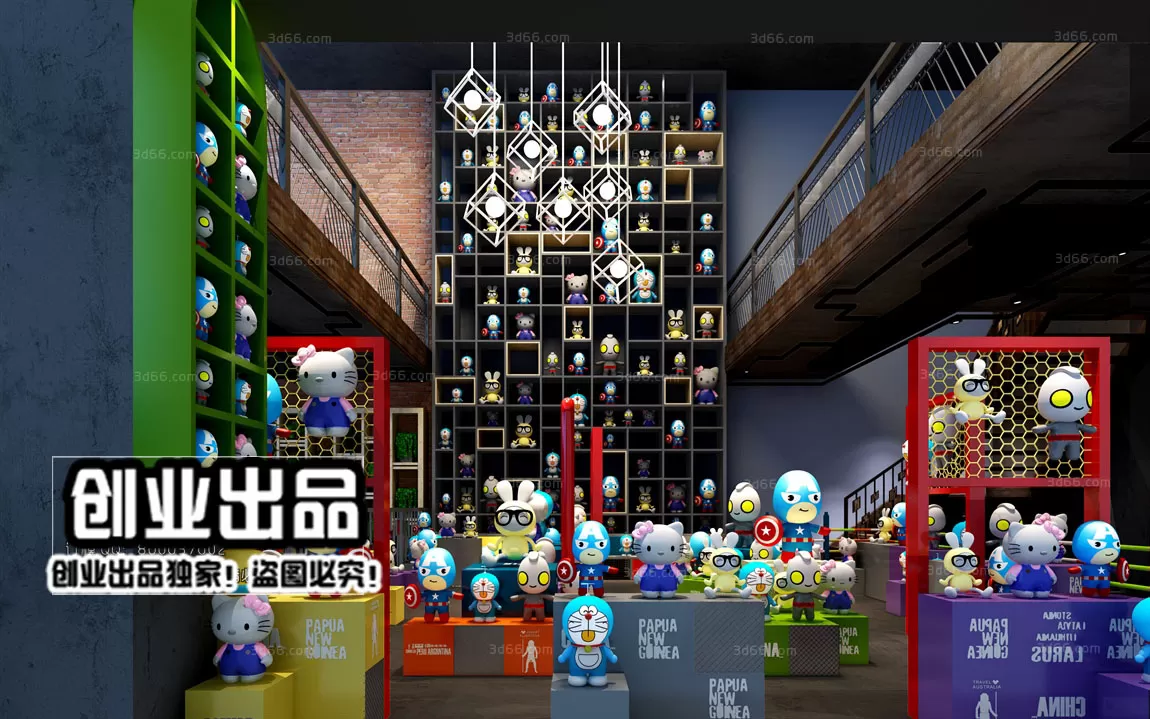 CLOTHING STORE – 3D SCENES – 0168