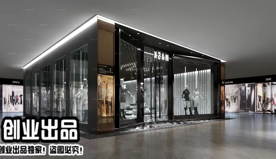 CLOTHING STORE – 3D SCENES – 0176