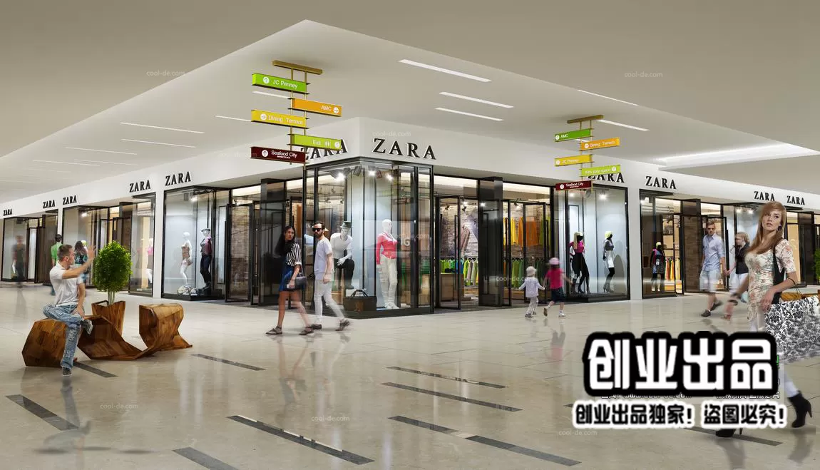 CLOTHING STORE – 3D SCENES – 0178