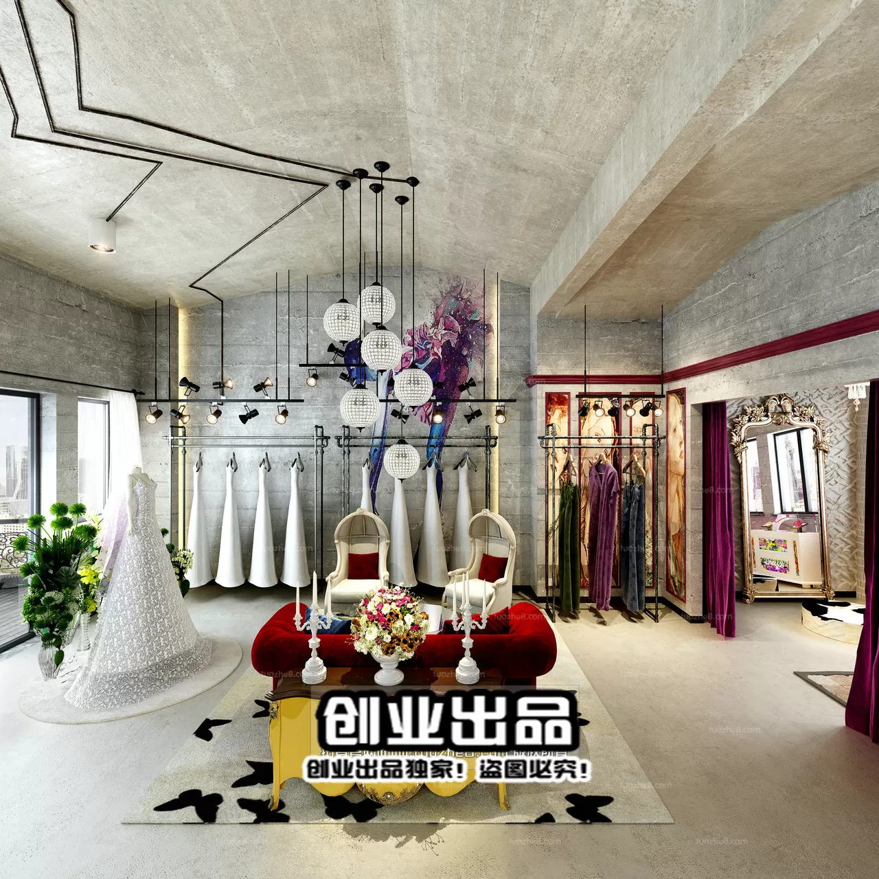 CLOTHING STORE – 3D SCENES – 0207