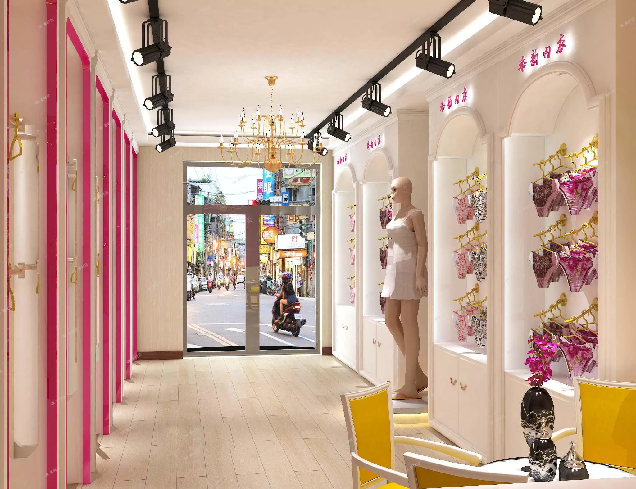 CLOTHING STORE – 3D SCENES – 0213