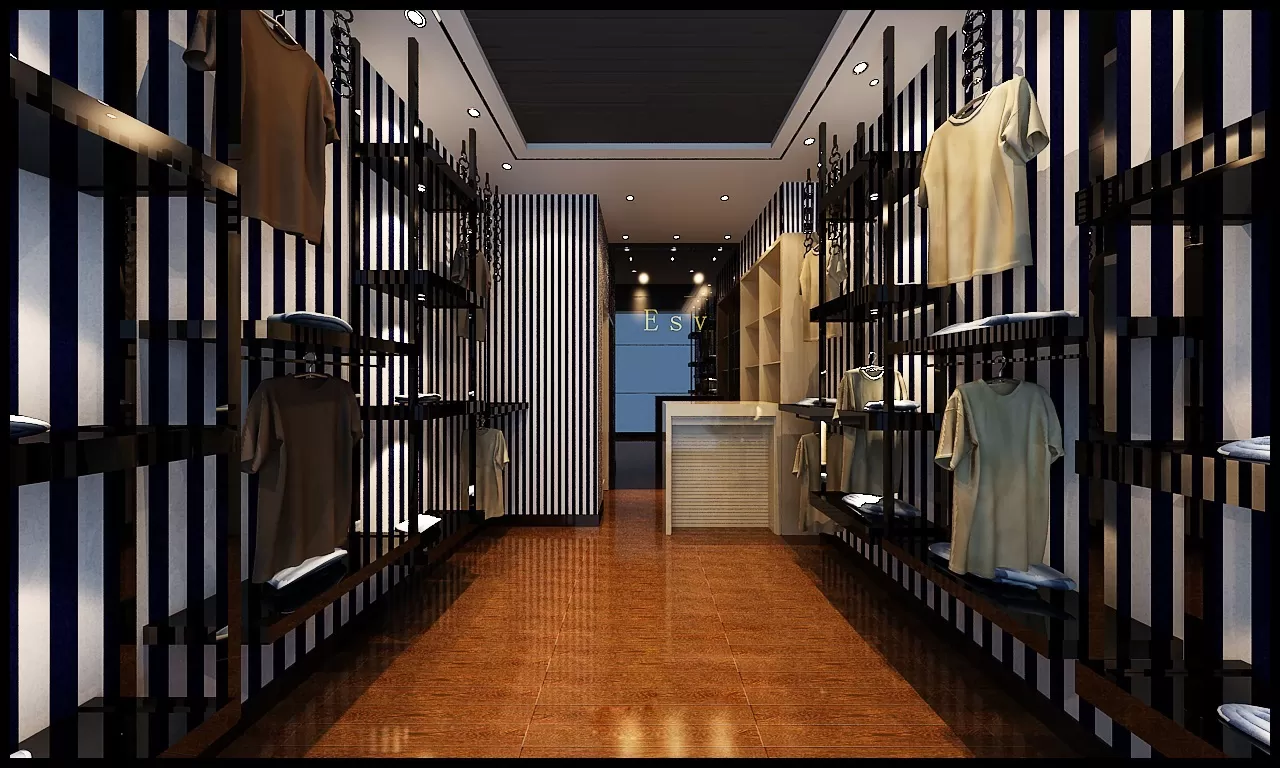 CLOTHING STORE – 3D SCENES – 0220