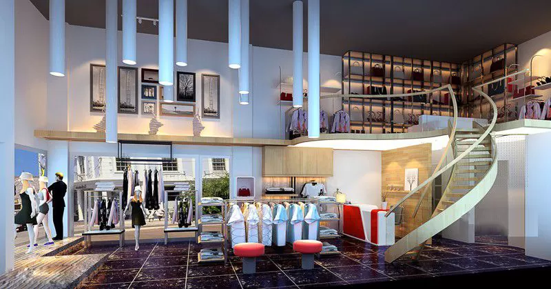 CLOTHING STORE – 3D SCENES – 0227