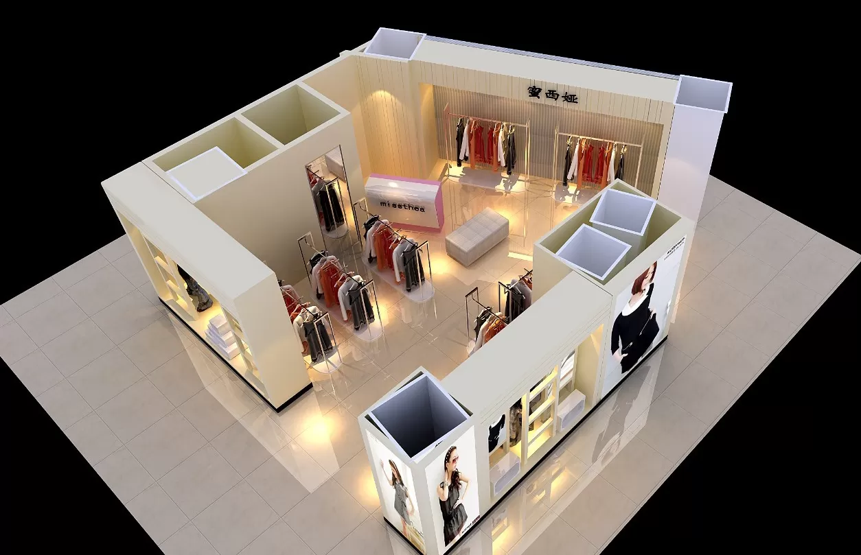 CLOTHING STORE – 3D SCENES – 0229