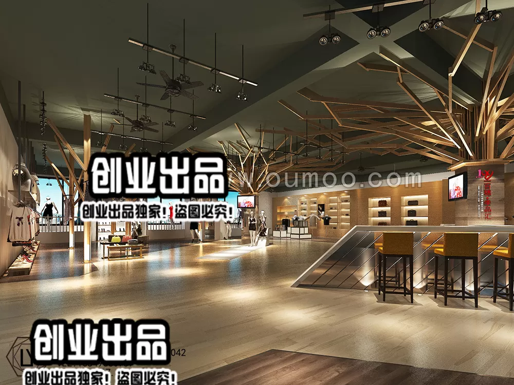 CLOTHING STORE – 3D SCENES – 0239