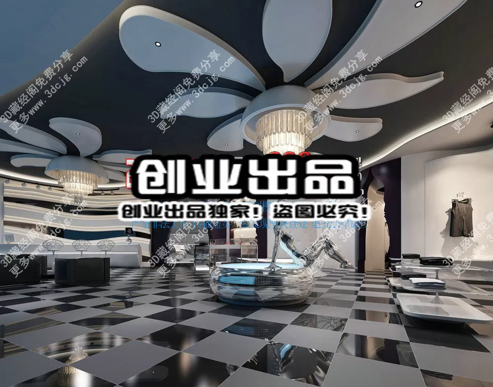 CLOTHING STORE – 3D SCENES – 0257