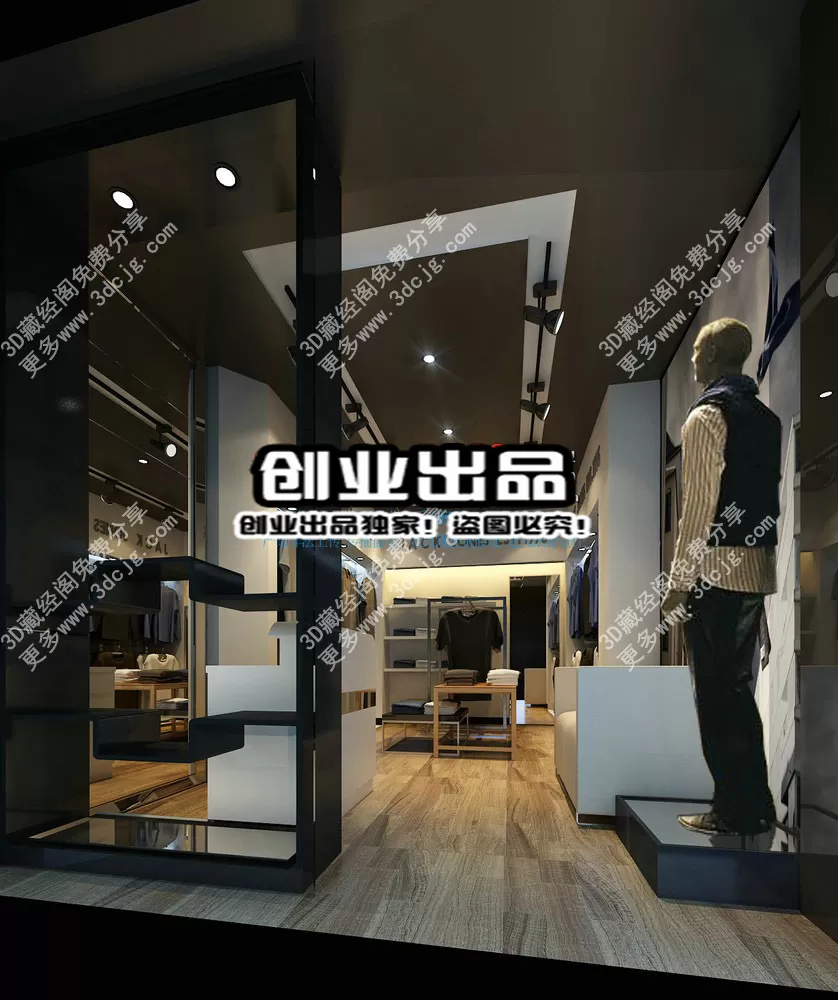 CLOTHING STORE – 3D SCENES – 0262