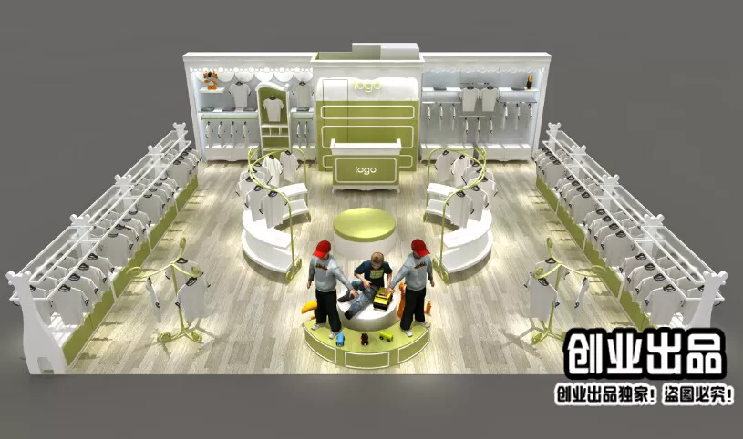 CLOTHING STORE – 3D SCENES – 0299