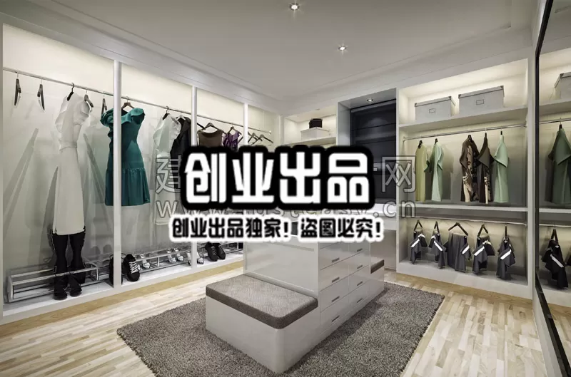 CLOTHING STORE – 3D SCENES – 0320