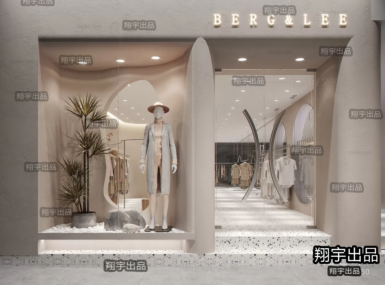 CLOTHING STORE – 3D SCENES – 0332