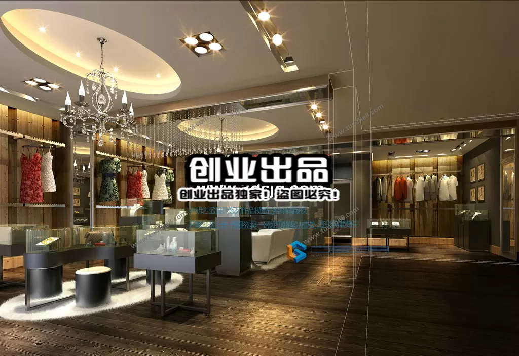 CLOTHING STORE – 3D SCENES – 0334