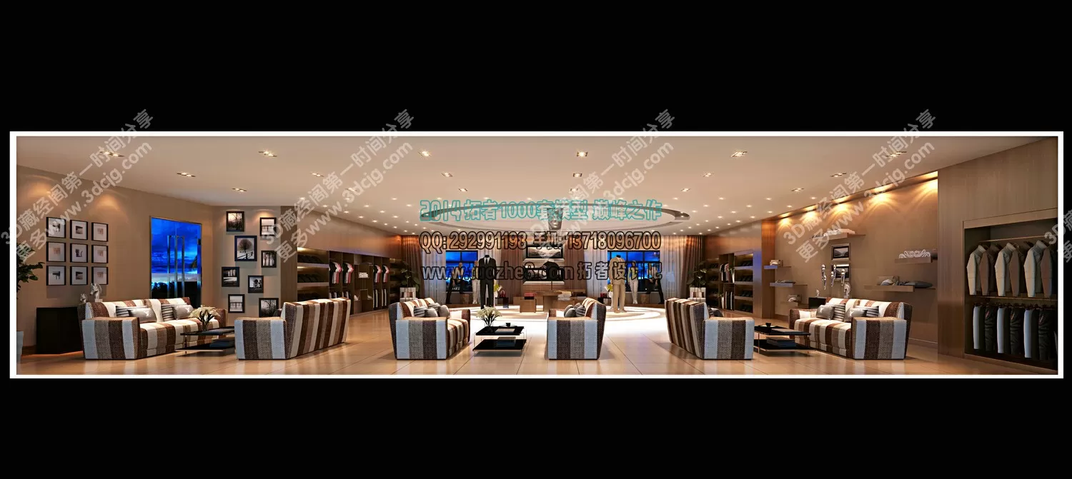 CLOTHING STORE – 3D SCENES – 0337