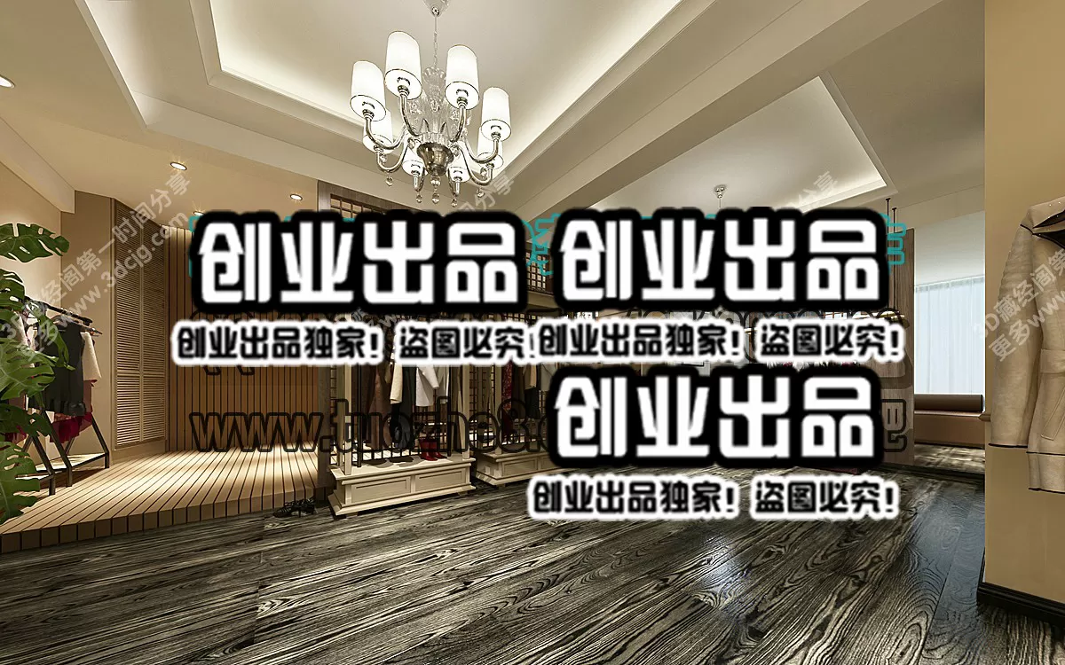 CLOTHING STORE – 3D SCENES – 0338