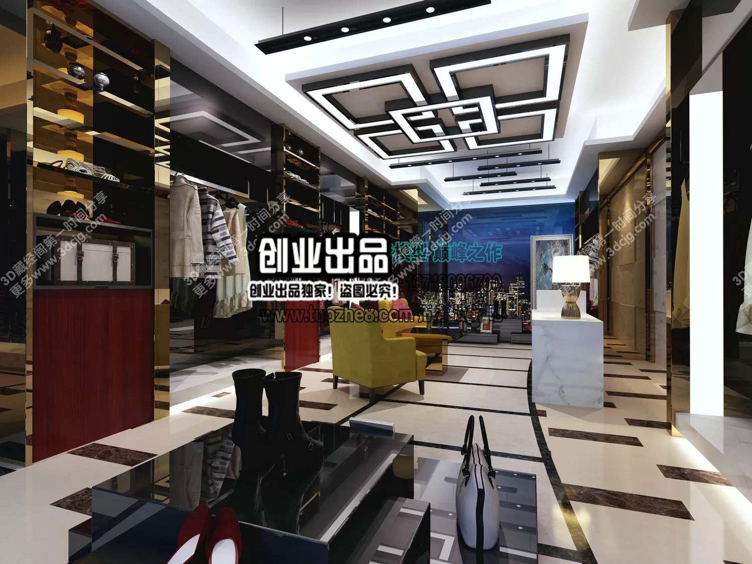 CLOTHING STORE – 3D SCENES – 0340