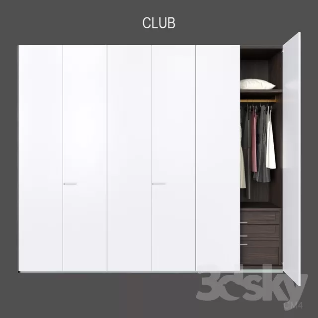 3DSKYMODEL – Shelf – Wardrobe – 112