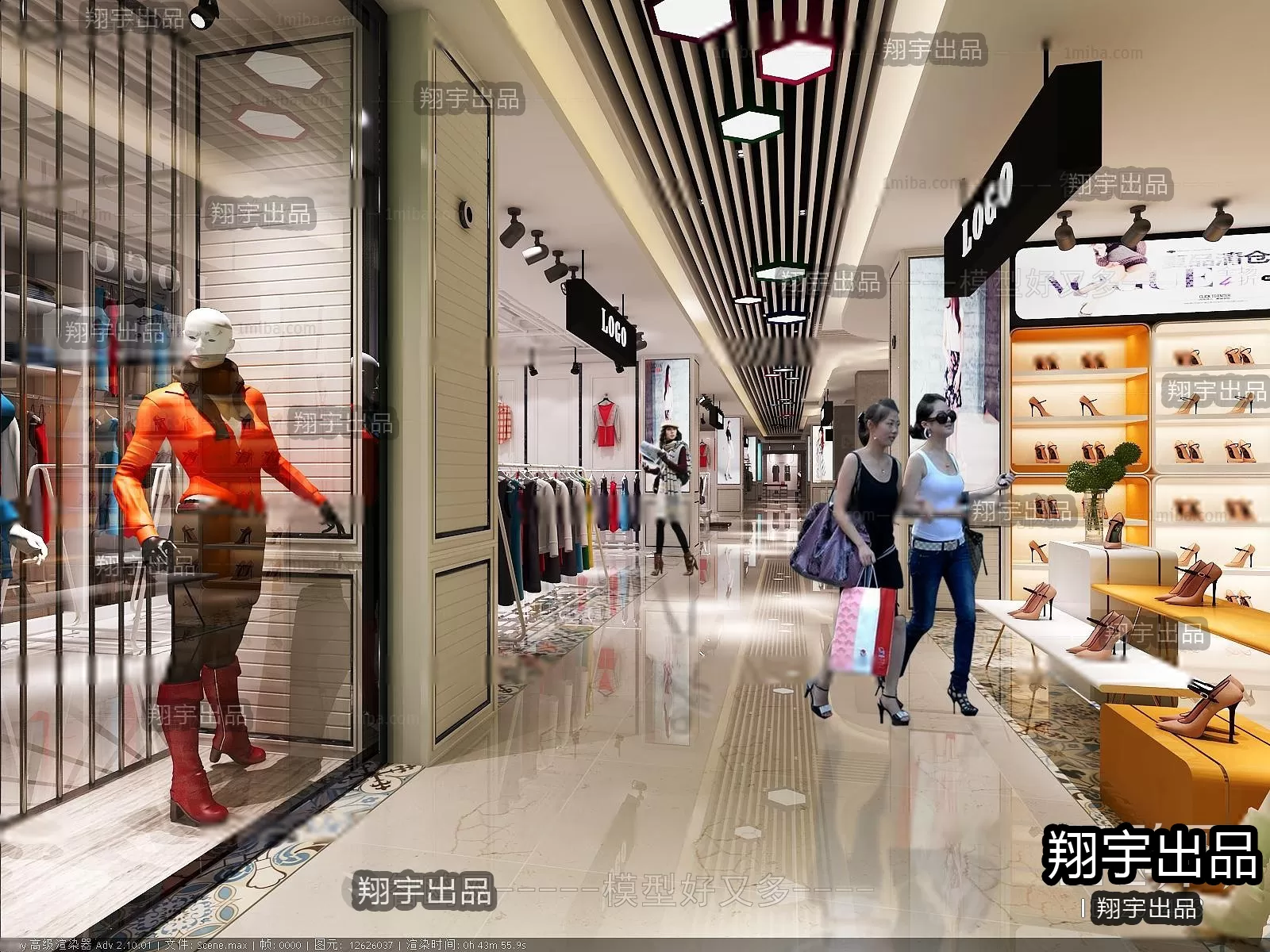 CLOTHING STORE – 3D SCENES – 0376