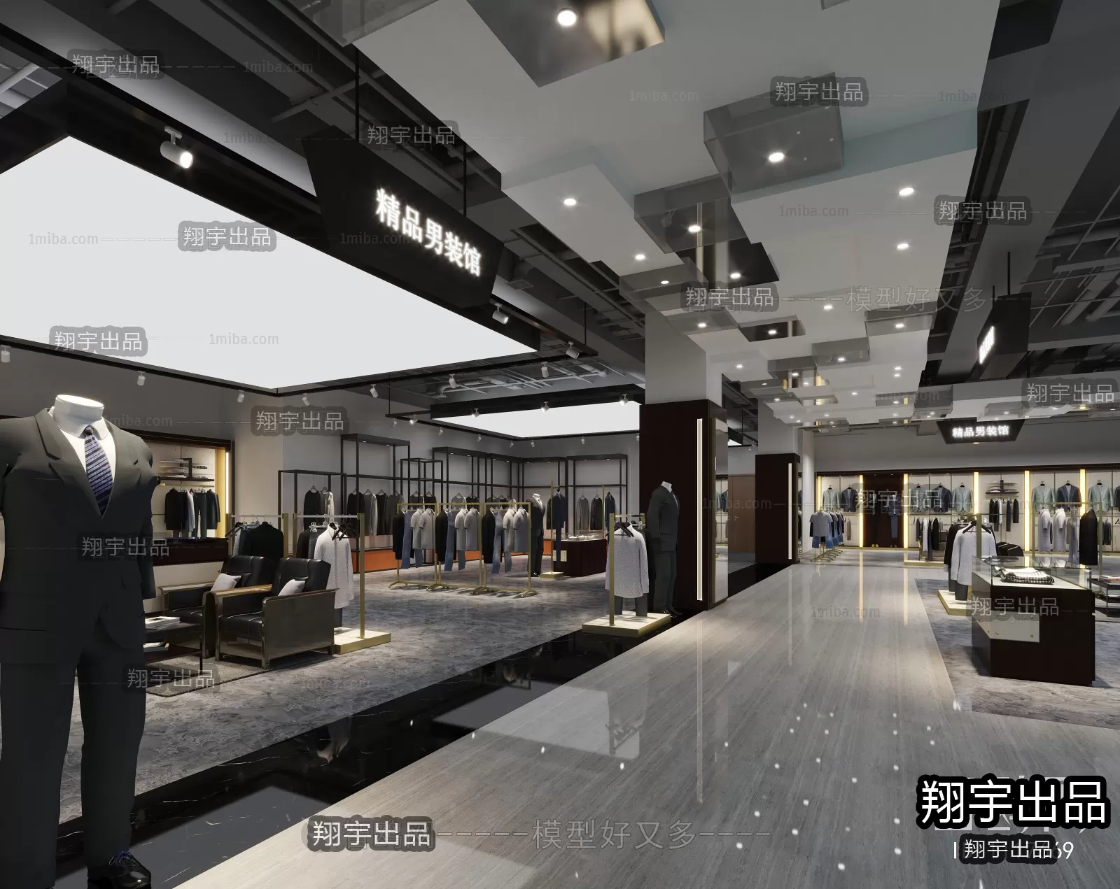 CLOTHING STORE – 3D SCENES – 0383