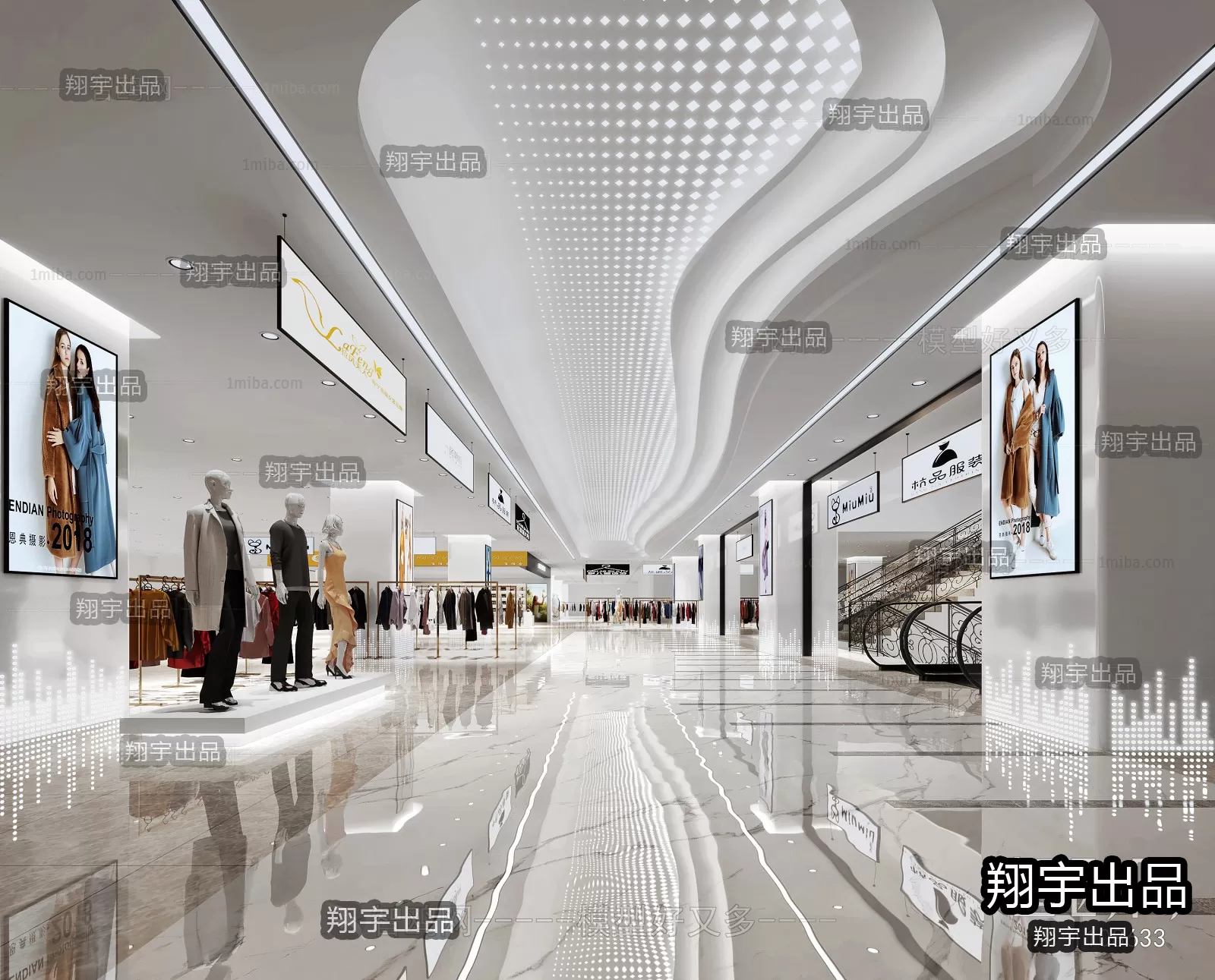 CLOTHING STORE – 3D SCENES – 0390