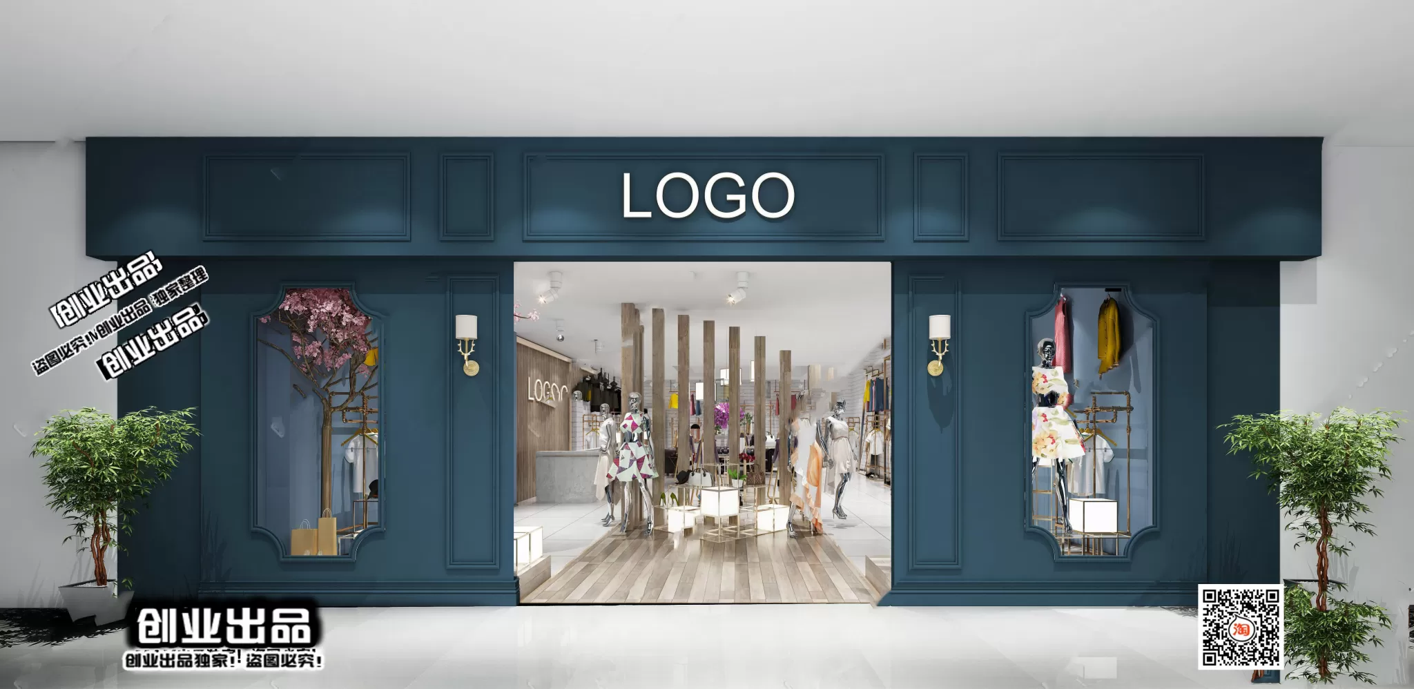 CLOTHING STORE – 3D SCENES – 0435