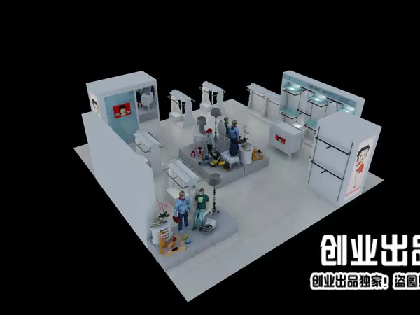 CLOTHING STORE – 3D SCENES – 0470