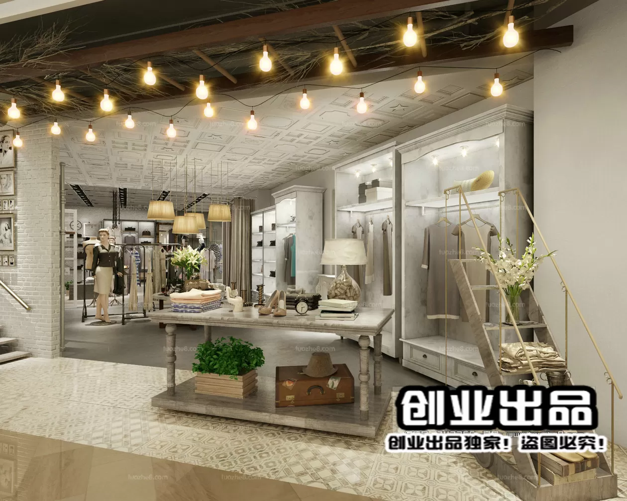 CLOTHING STORE – 3D SCENES – 0485