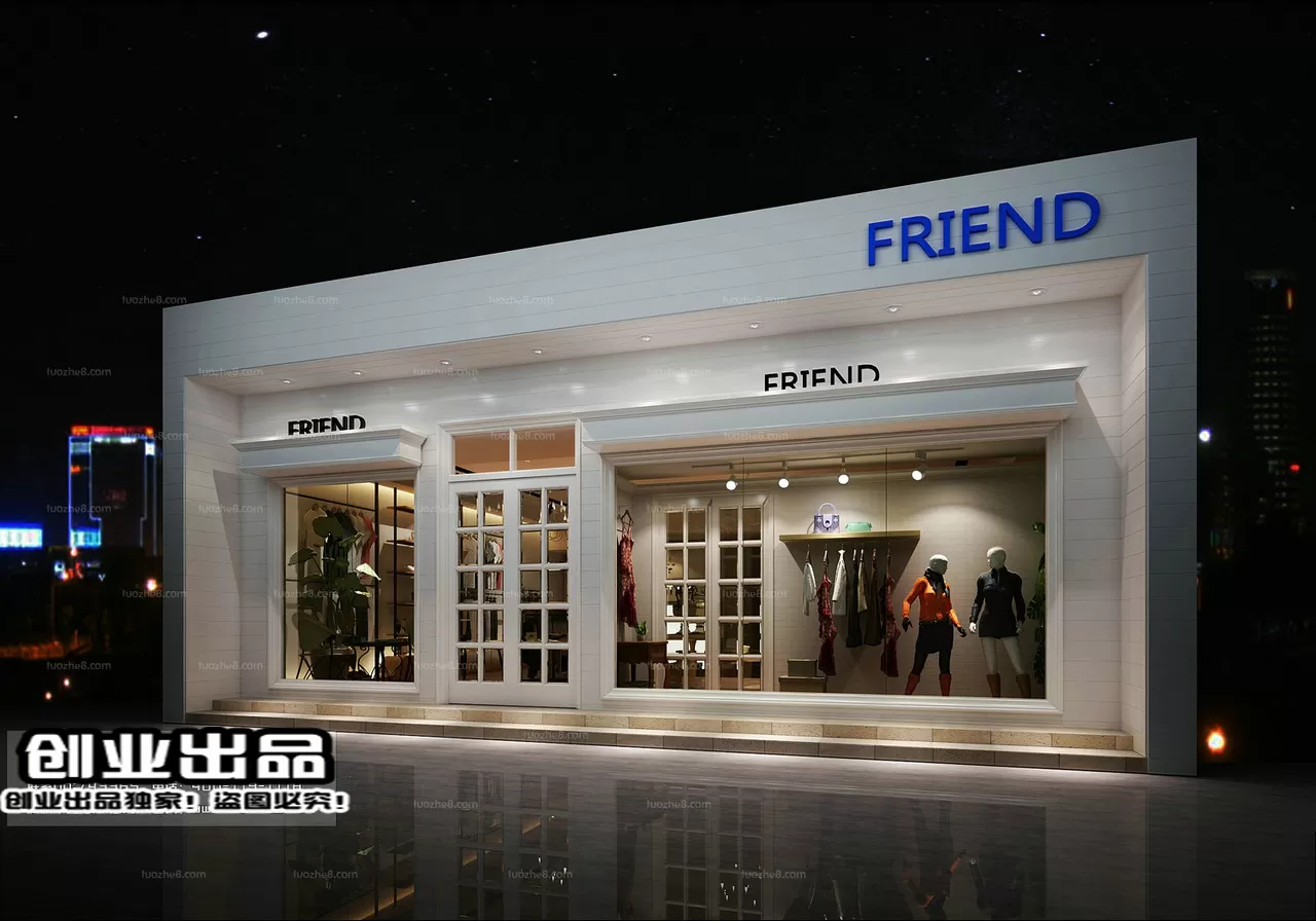 CLOTHING STORE – 3D SCENES – 0487