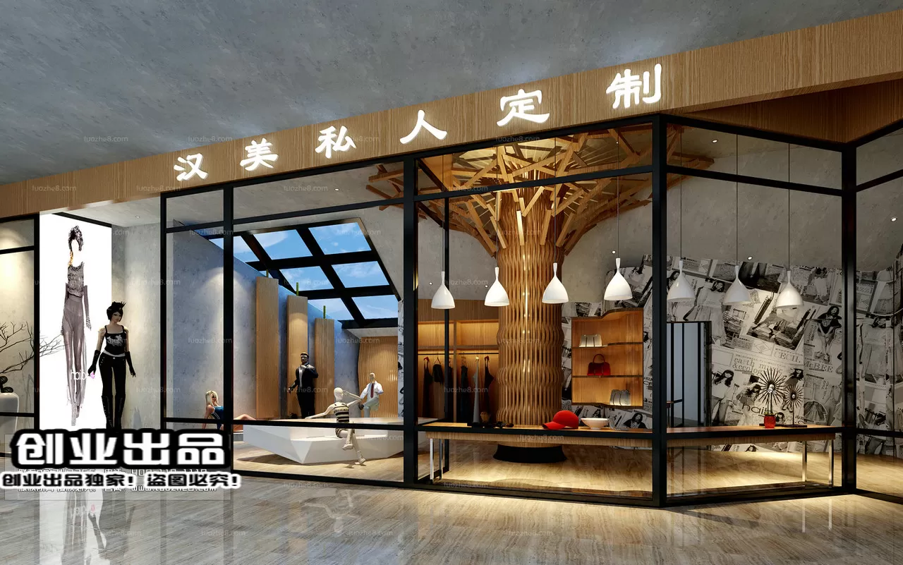 CLOTHING STORE – 3D SCENES – 0489