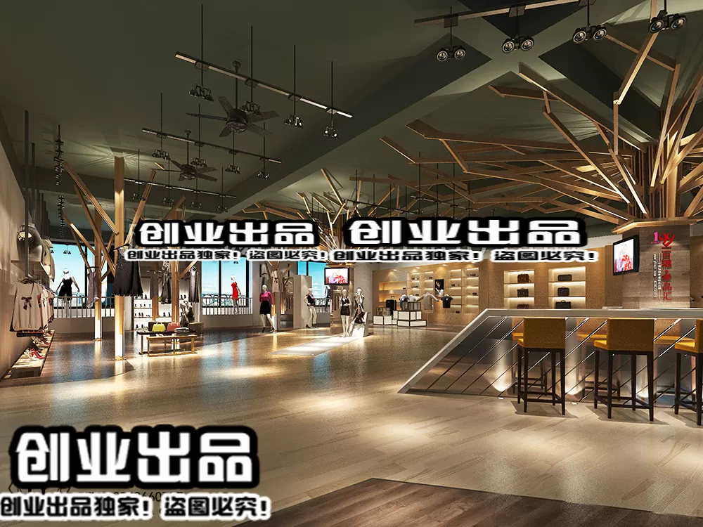 CLOTHING STORE – 3D SCENES – 0496