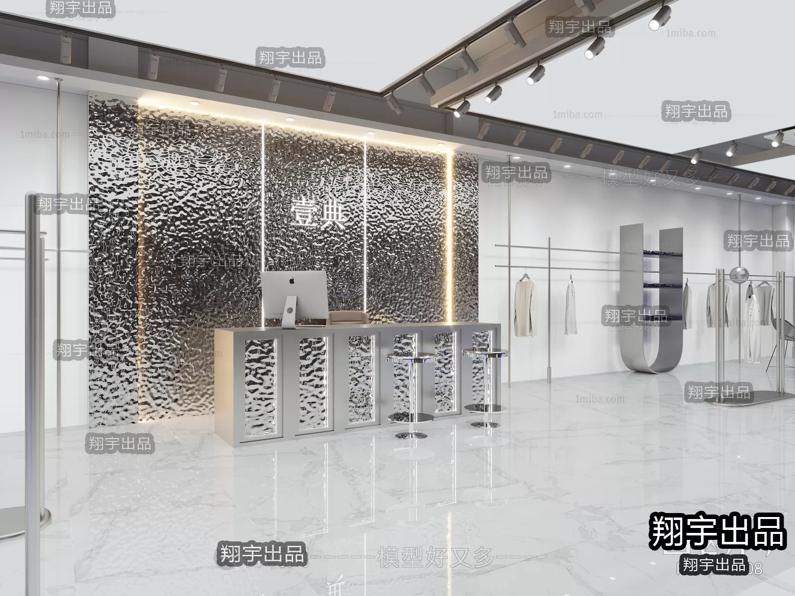 CLOTHING STORE – 3D SCENES – 0497