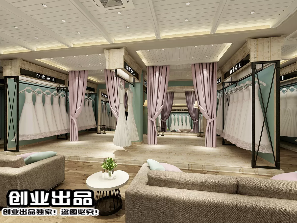 CLOTHING STORE – 3D SCENES – 0507