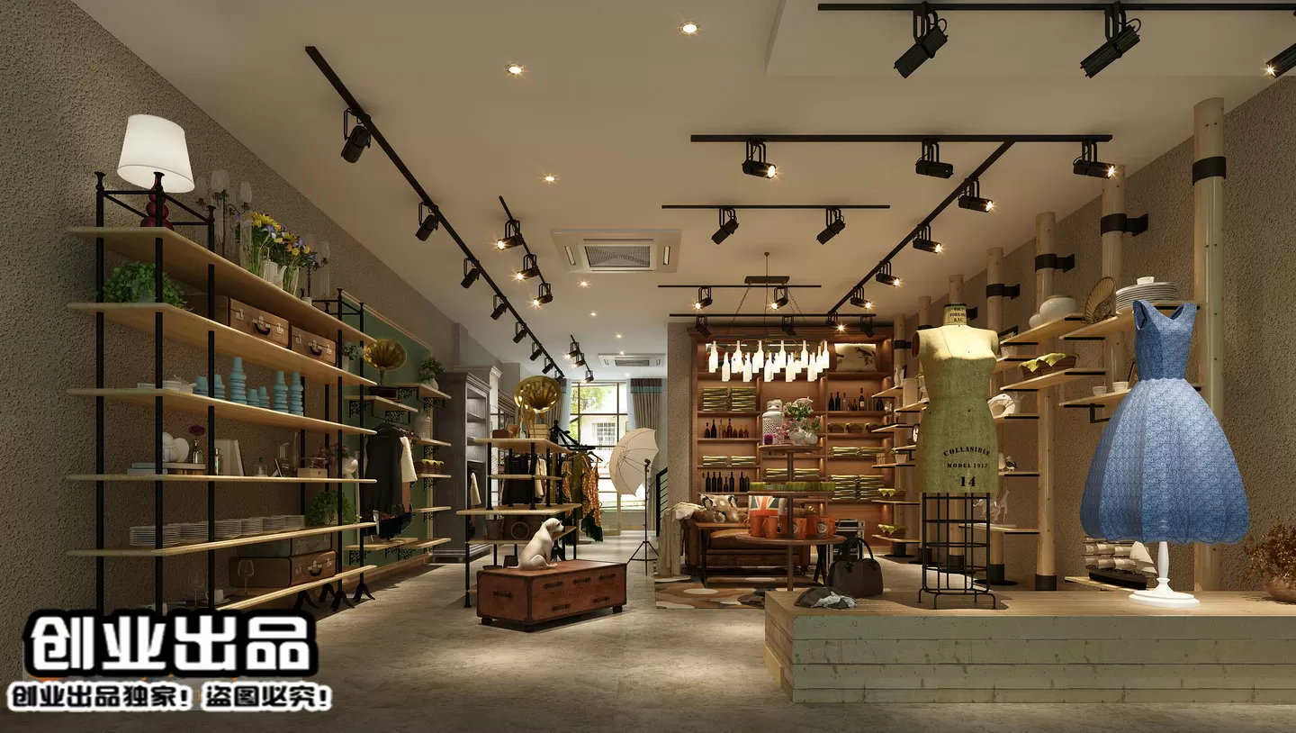 CLOTHING STORE – 3D SCENES – 0511