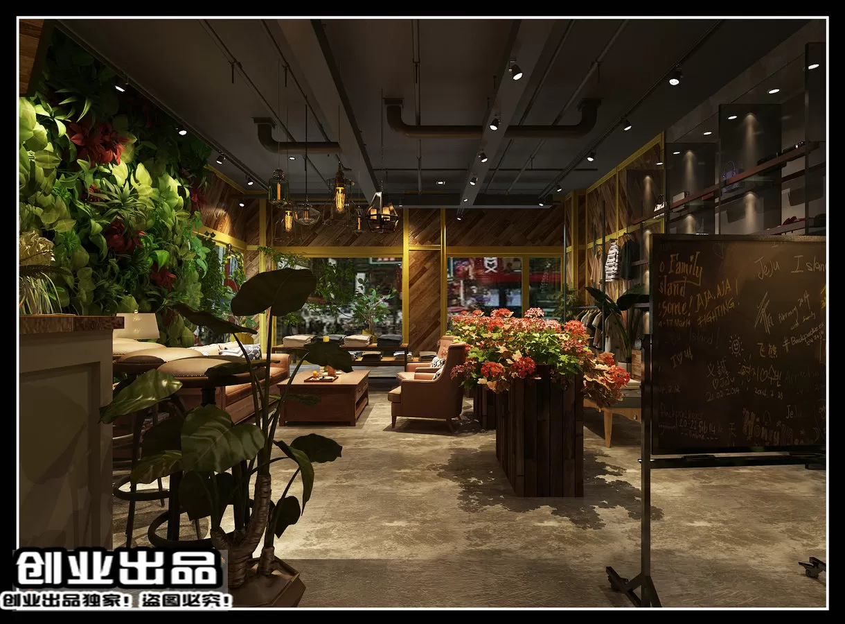 CLOTHING STORE – 3D SCENES – 0513