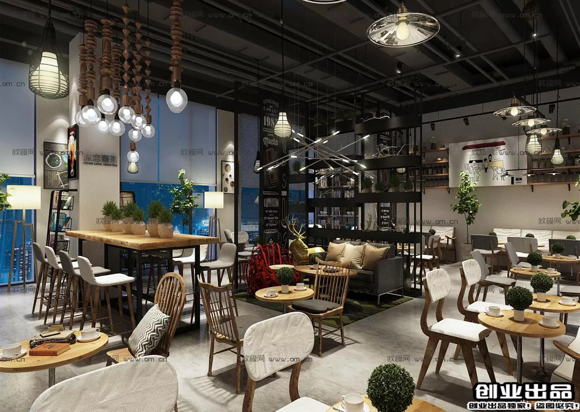 FASTFOOD STORE – 3D SCENES – 0003