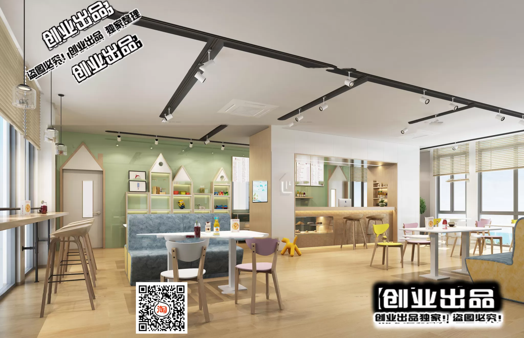 FASTFOOD STORE – 3D SCENES – 0012